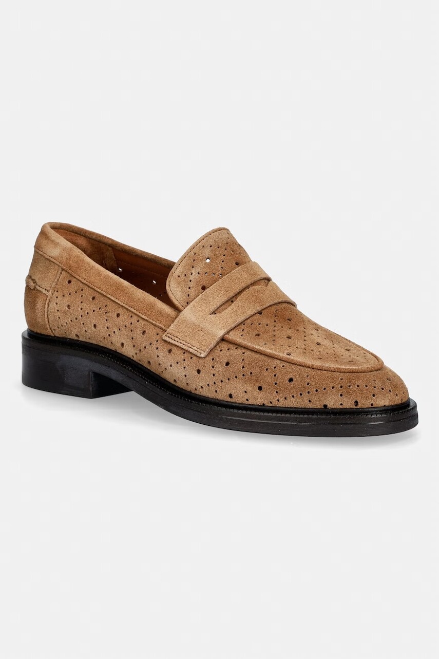 Billi Bi mokasíny dámske semišové Cuoio babysilk suede