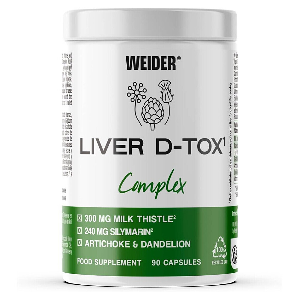 WEIDER Liver d-tox complex 90 kapsúl