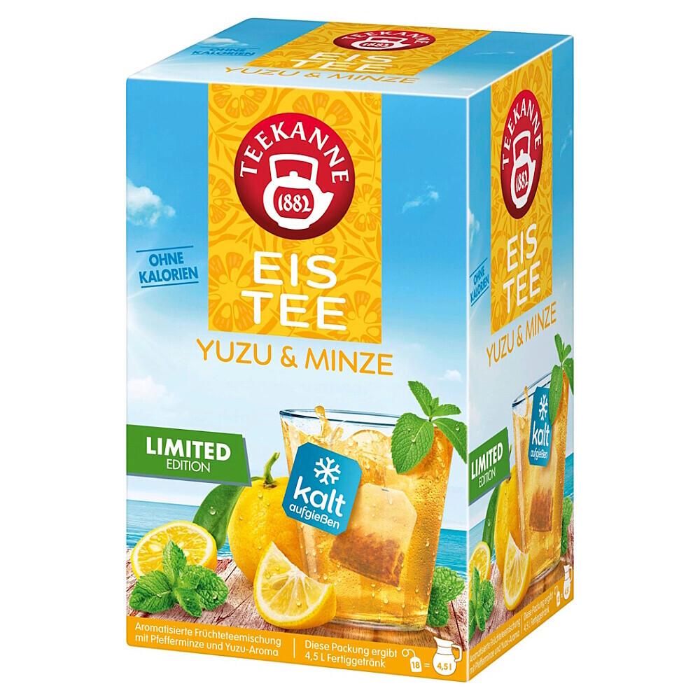 TEEKANNE Eistee yuzu mäta 18 sáčkov