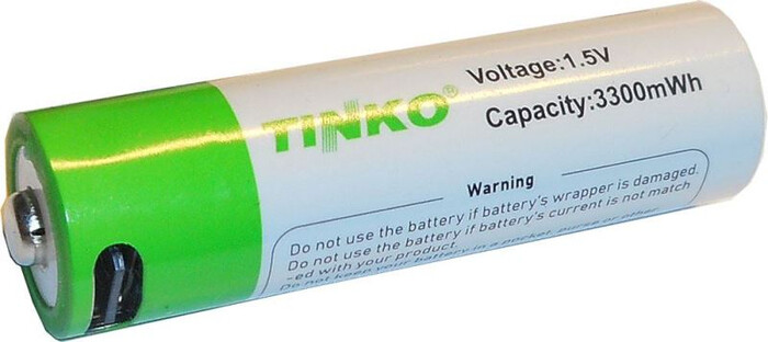 Batéria AA (R6) nabíjateľná cez USB-C 1,5V/1600mAh TINKO