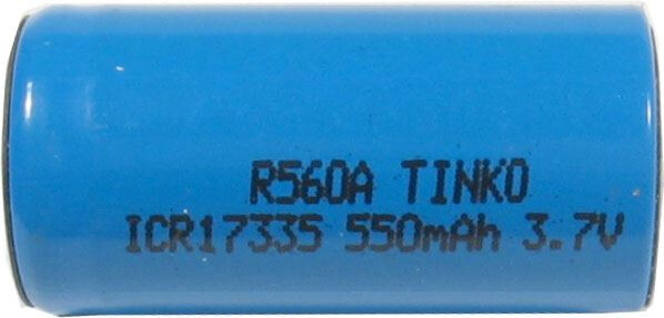 Nabíjacia Li-Ion batéria ICR17335 3,7V/550mAh TINKO