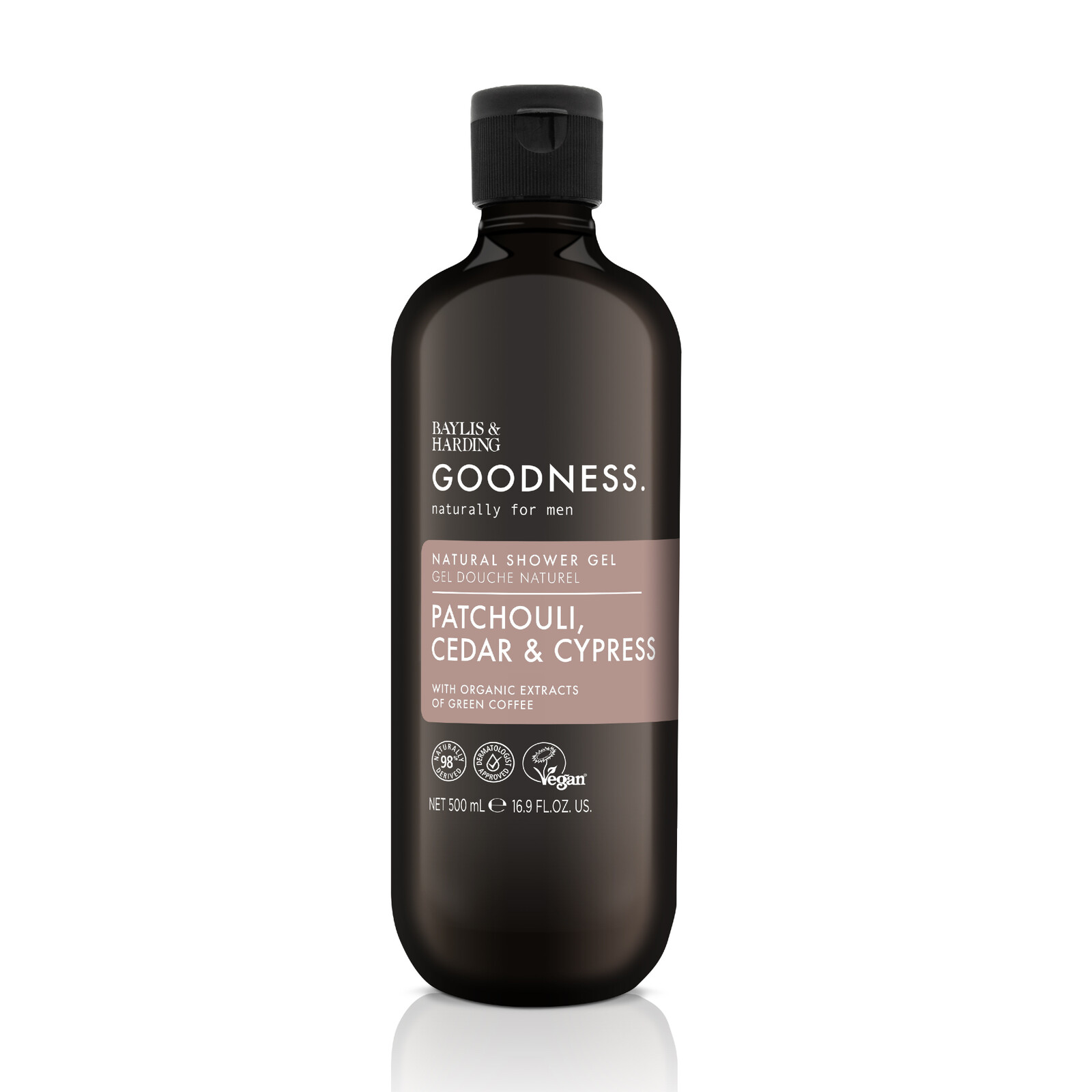 Baylis & Harding Pánsky sprchový gél Goodness Mens Pačuli, Céder & Cyprus 500 ml