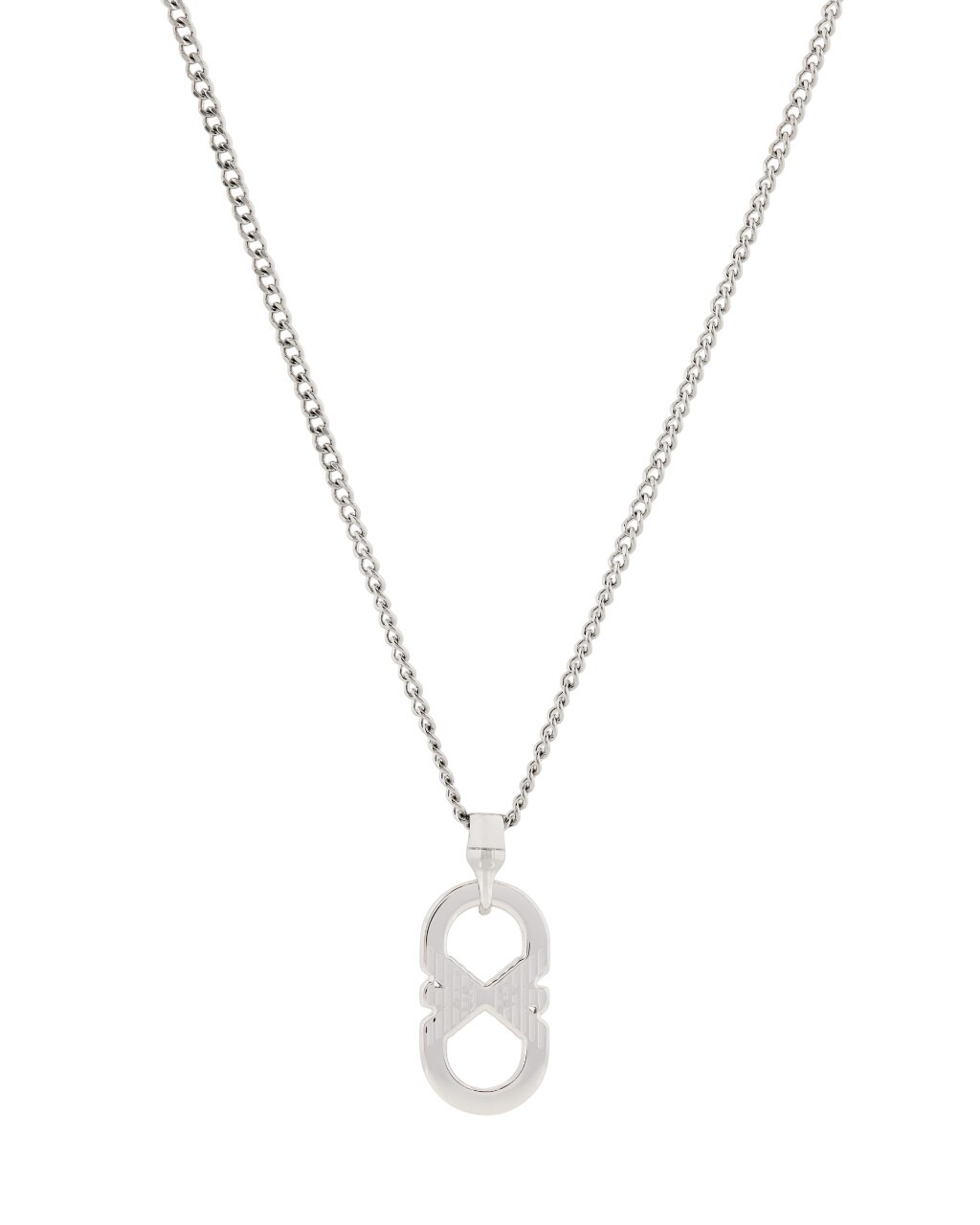 Emporio Armani Moderný oceľový náhrdelník pre mužov EGS3300040
