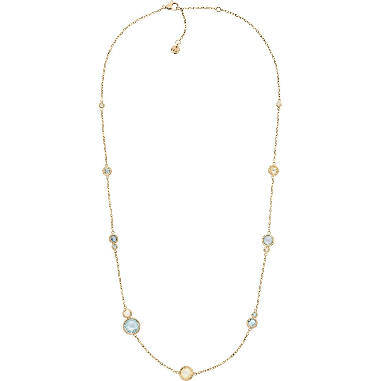 Skagen Pozlátený náhrdelník Sofie Sea Glass SKJ1895710