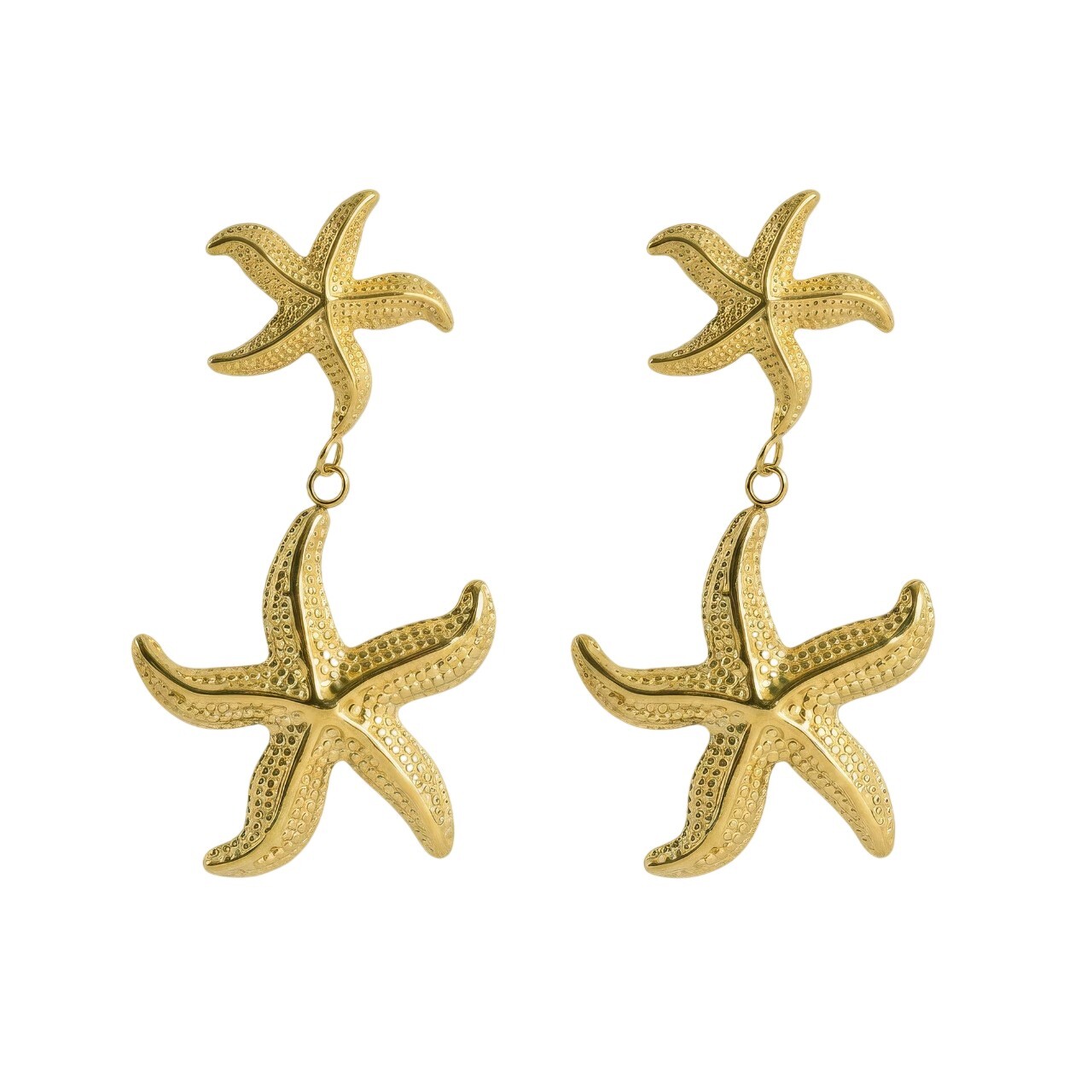 Marc Malone Výrazné náušnice Hviezdice Nebula Earrings MCE260735G