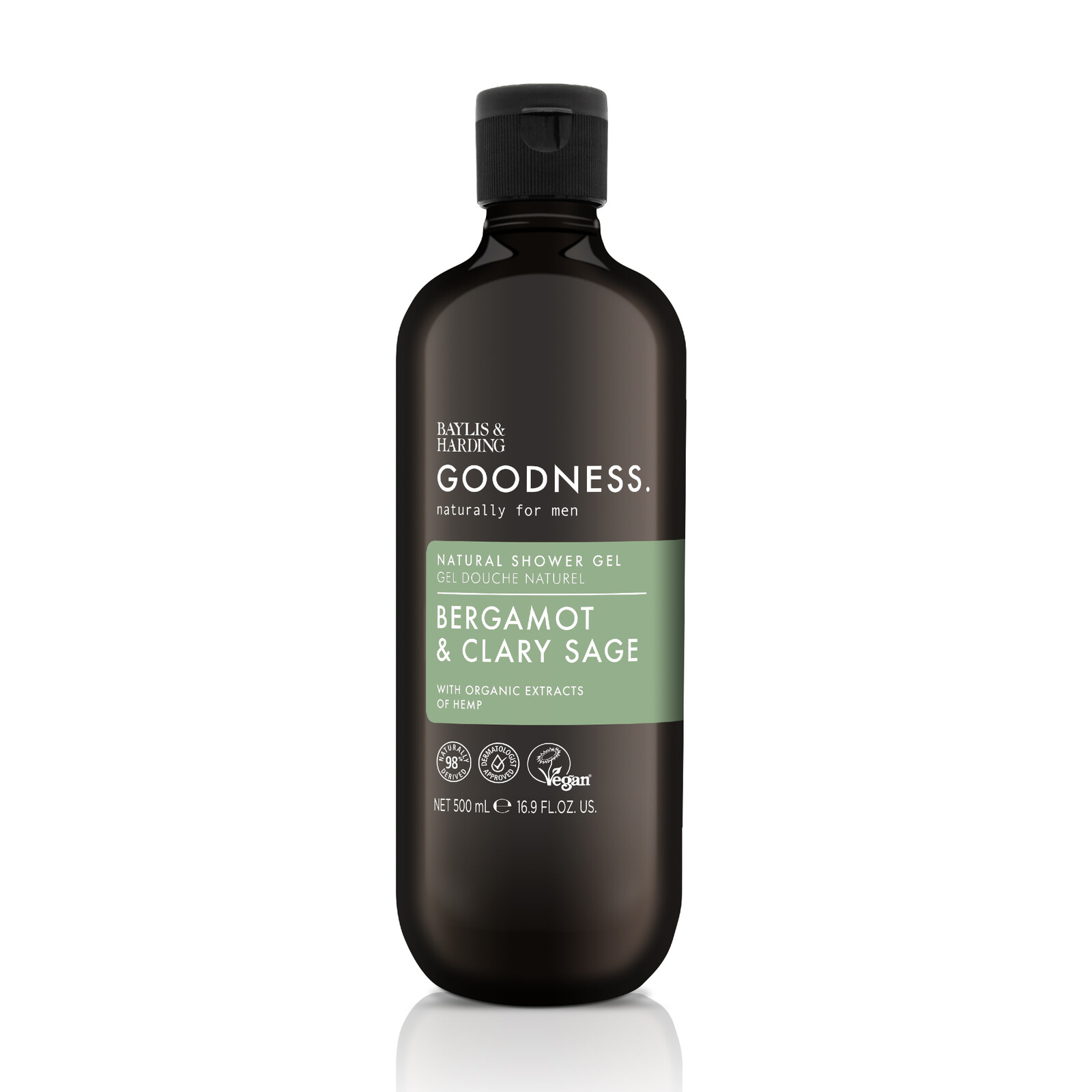 Baylis & Harding Pánsky sprchový gél Goodness Mens Bergamot & Šalvia 500 ml