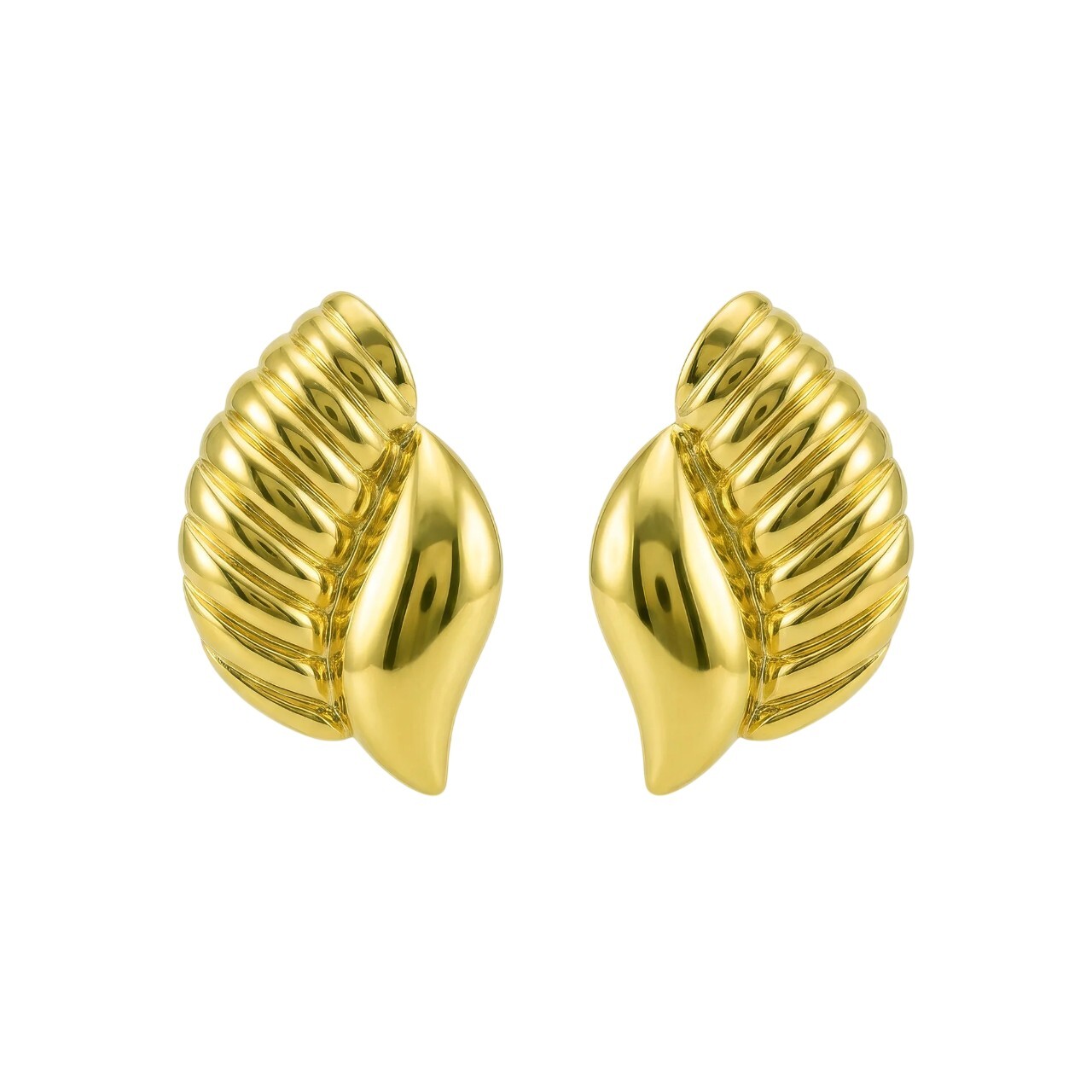 Marc Malone Elegantné pozlátené náušnice Bond Earrings MCE260681G