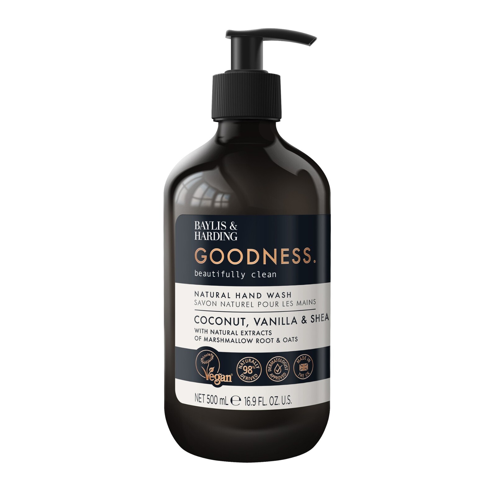 Baylis & Harding Tekuté mydlo na ruky Goodness Kokos, Vanilka & Shea Hand Wash 500 ml