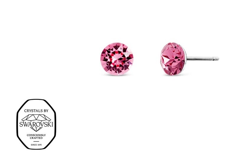 CRYSTalp Oceľové kôstky s kryštálom Swarovski Tubby Mini 4200.LAM.E