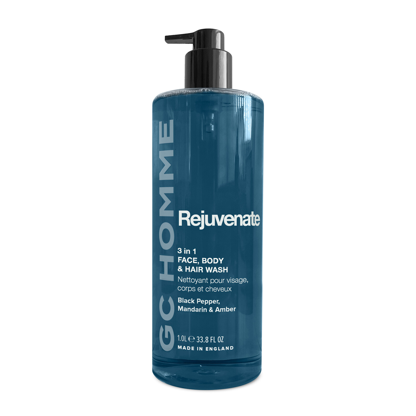 Grace Cole Umývací gél 3v1 Čierne korenie, Mandarinka & Jantár 1000 ml