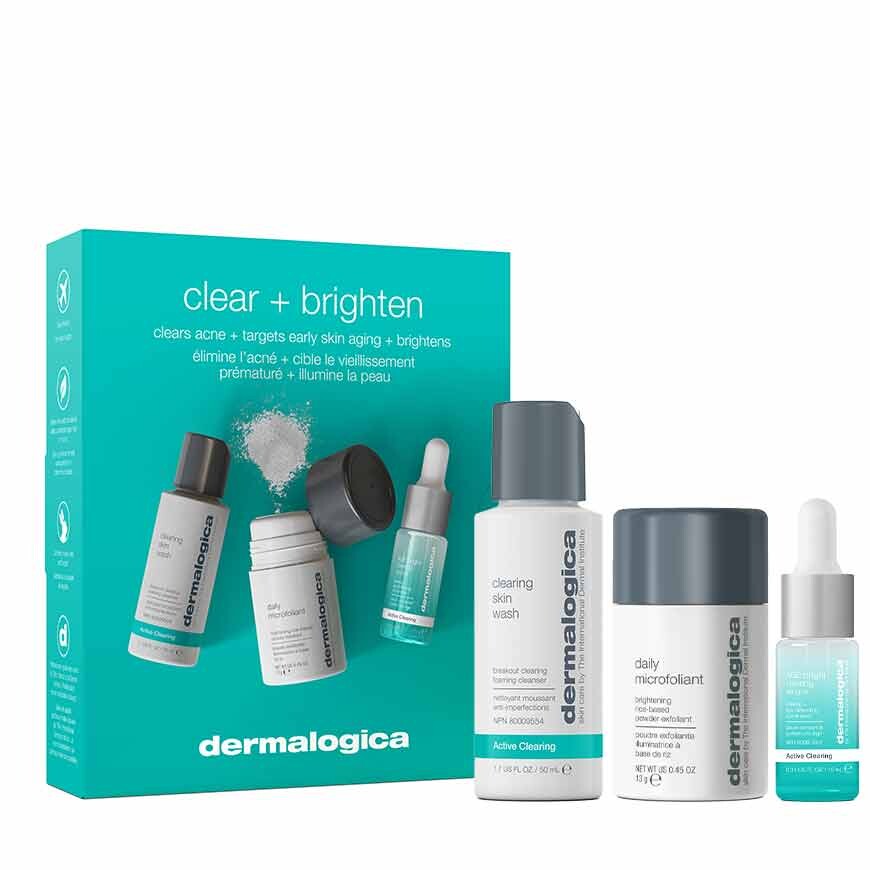 Dermalogica Darčeková sada Active Clearing Clear + Brighten Kit