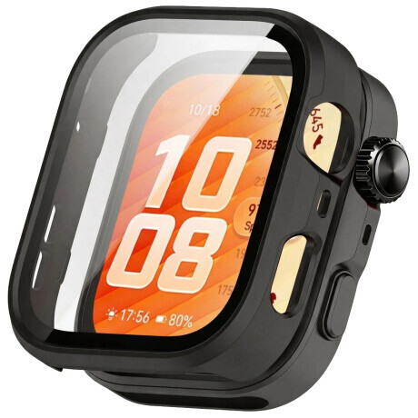Tech-Protect Defense puzdro so sklom na Huawei Watch Fit 5 Pro, čierne