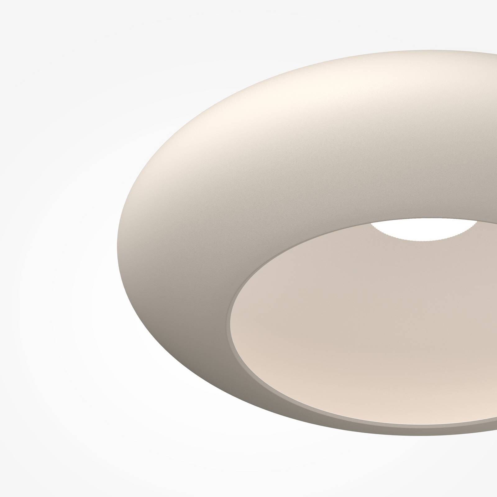 Stropné LED svetlo Aros, biele, Ø 40 cm, kov, 3 000 K