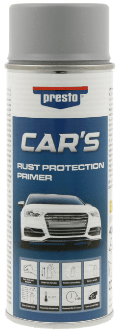 PRESTO CAR'S - Antikorózny základný náter v spreji (sivá, 0,4 L)
