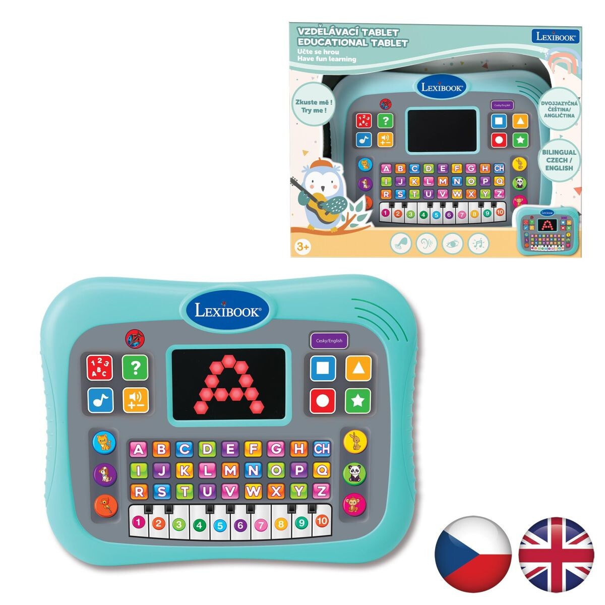 Lexibook Česko-anglický výukový tablet ABC