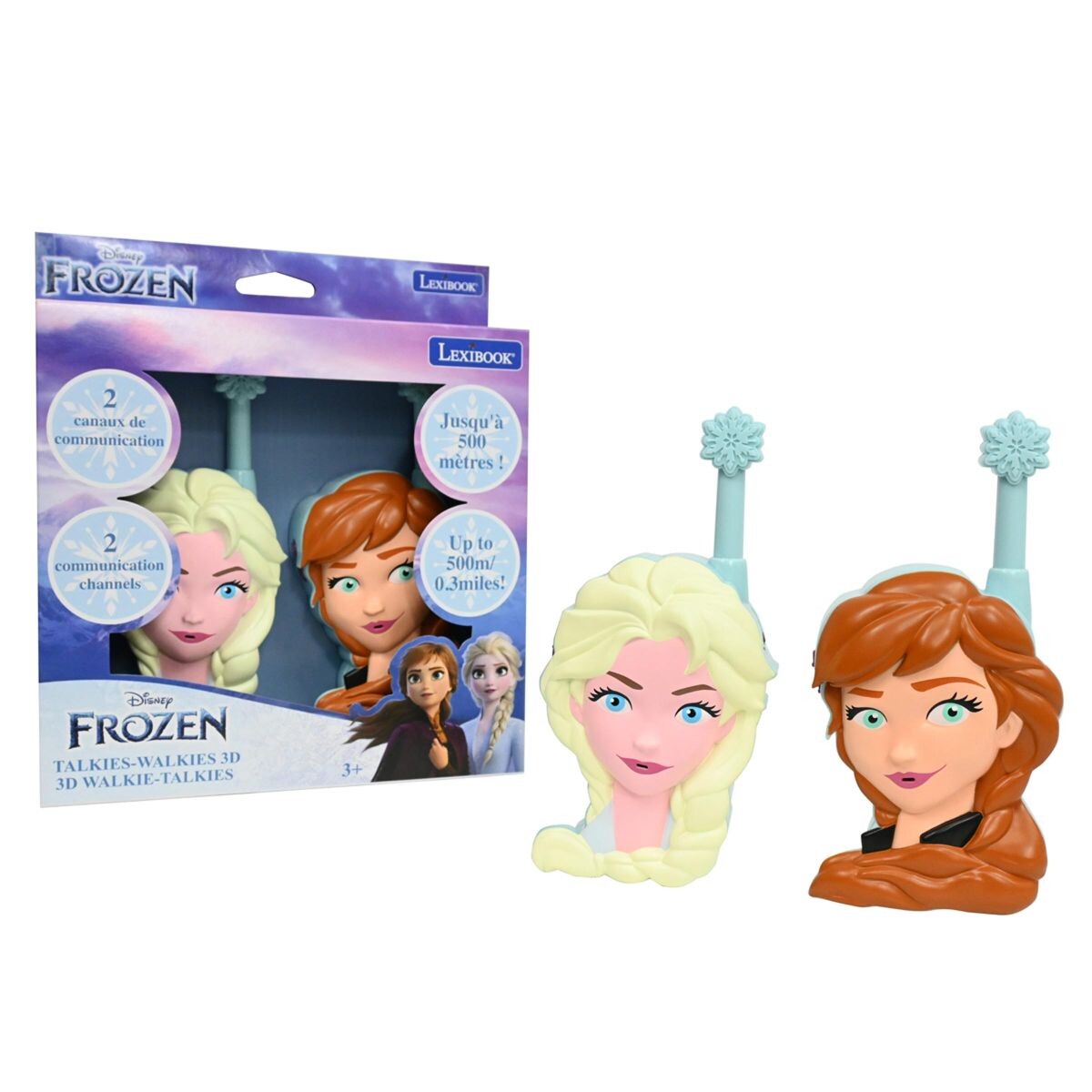 Lexibook 3D vysielačky Frozen s dosahom 500 m