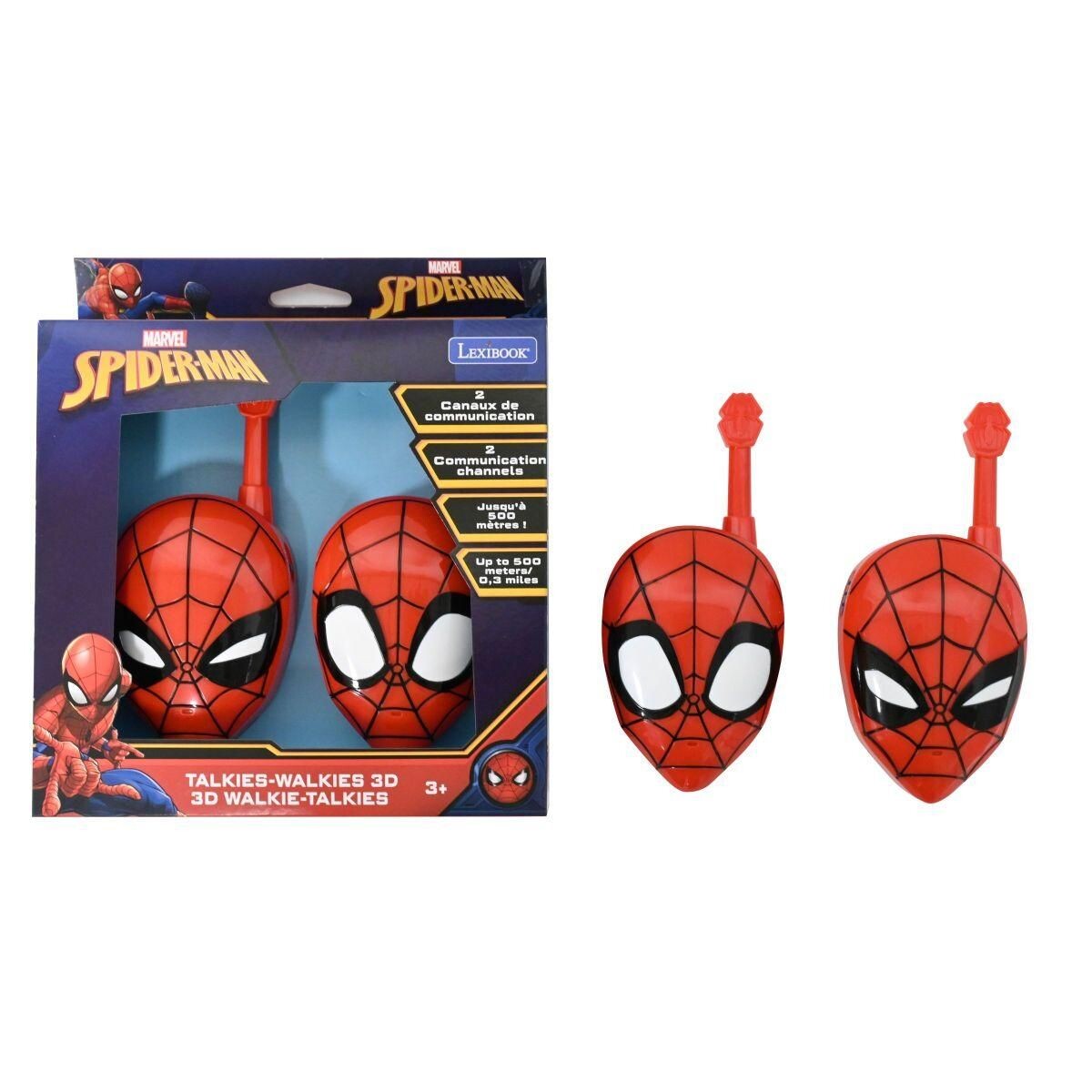 Lexibook 3D vysielačky Spiderman s dosahom 500 m