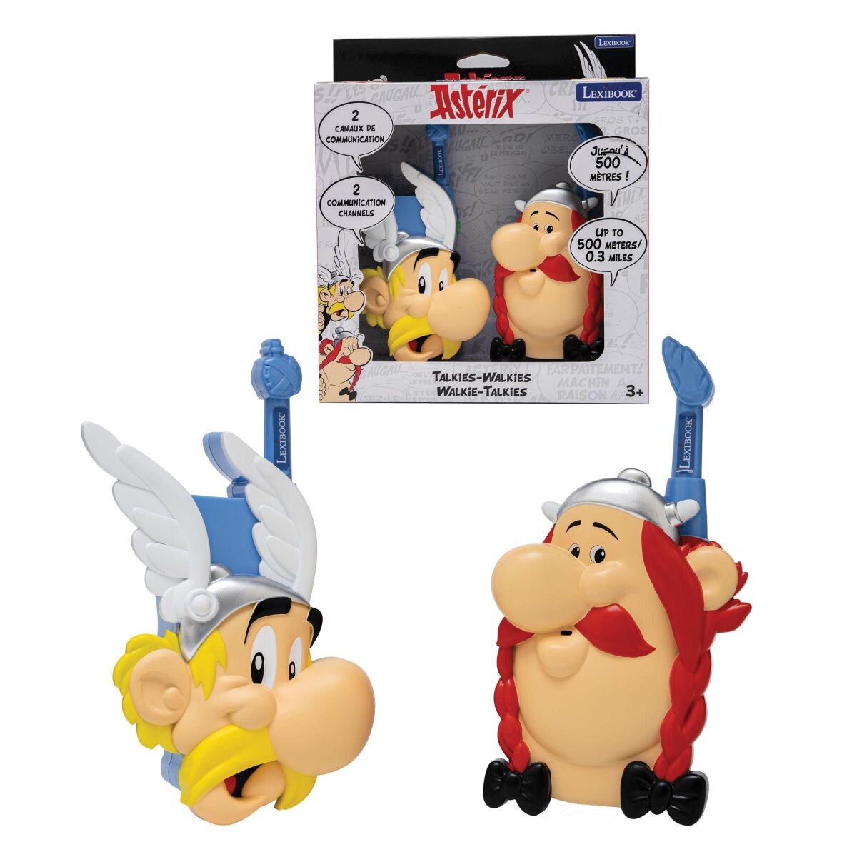 Lexibook 3D vysielačky Asterix s dosahom 500 m