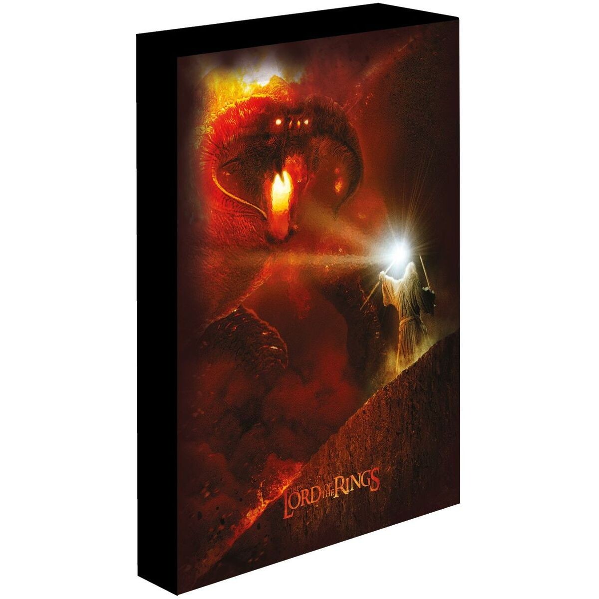 Pyramid International Pán Prsteňu Obraz LED svietiaci 30x40 cm Balrog
