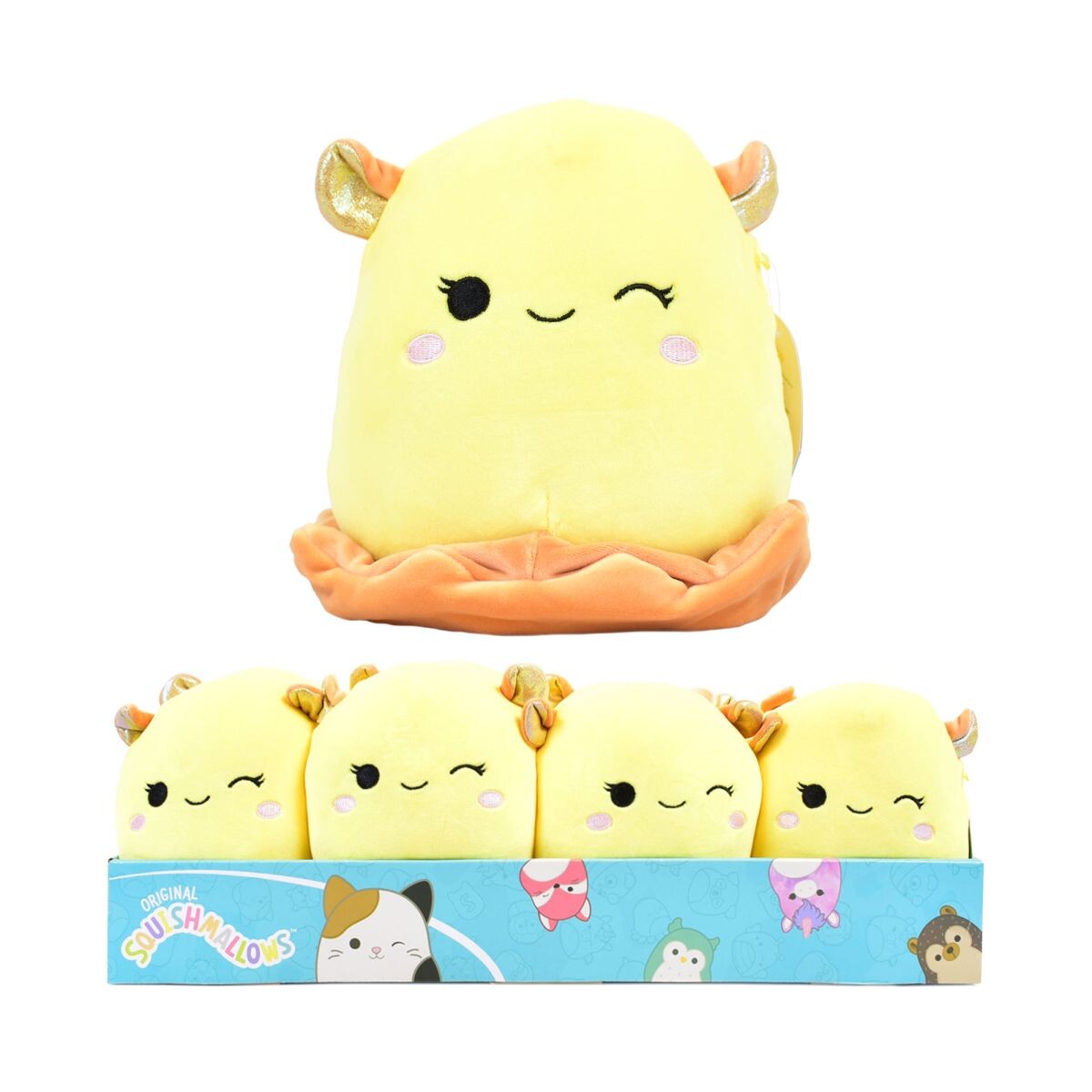 Alltoys Grant and Bowman Squishmallows plyšová chobotnica Dumbo Bijan 20 cm