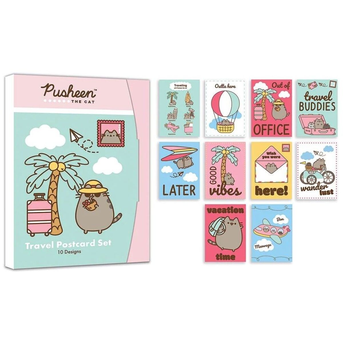 Pyramid International Pusheen Set pohľadníc
