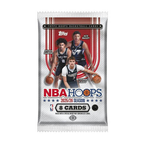 Topps 2025-2026 NBA karty Topps Hoops Basketball - Hobby Balíček