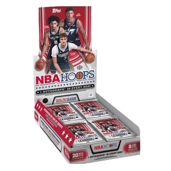 Topps 2025-2026 NBA karty Topps Hoops Basketball - Hobby Box