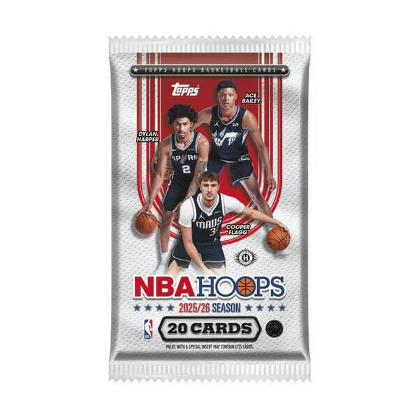 Topps 2025-2026 NBA karty Topps Hoops Basketball - Jumbo Hobby Balíček