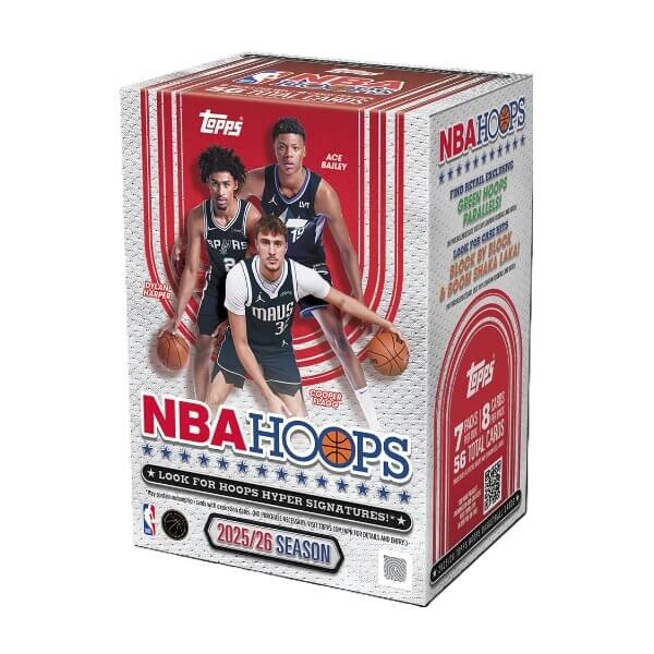 Topps 2025-2026 NBA karty Topps Hoops Basketball - Blaster Box