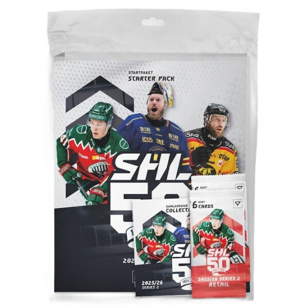 Sportzoo 2025-2026 Svenska hockeyligan SHL 2. séria Starter Pack - hokejové karty