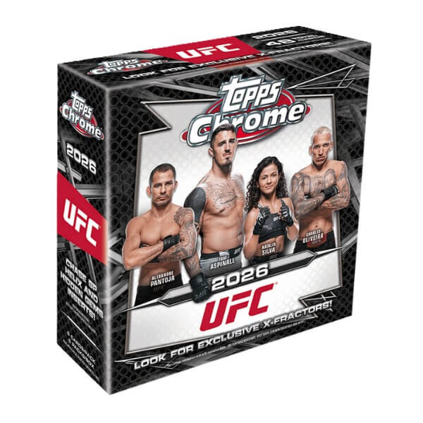 Topps Topps UFC Chrome Mega Box 2026 - Zberateľské karty MMA