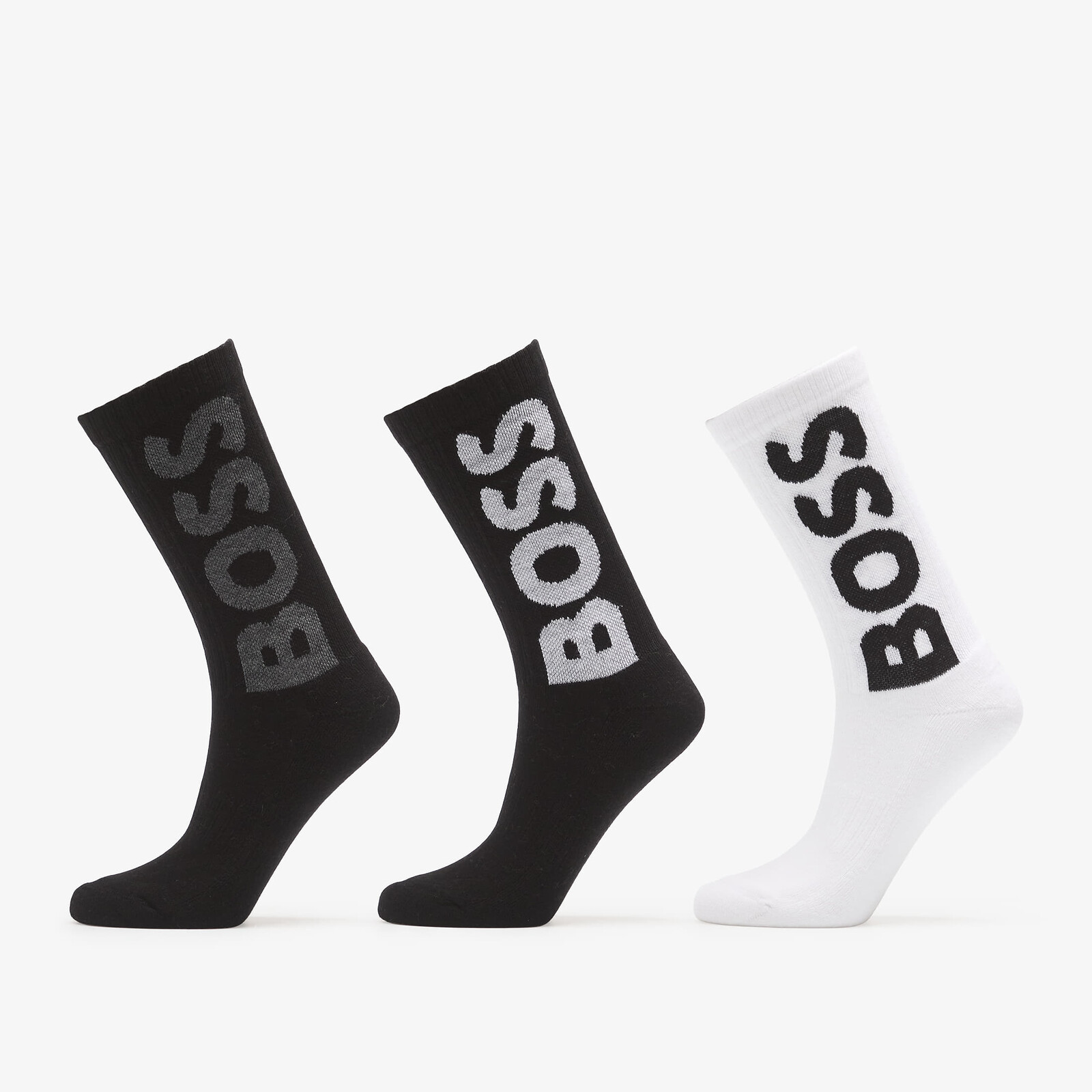 Ponožky Hugo Boss 3-Pack Qs Rib Logo Cc Multicolor 39-42