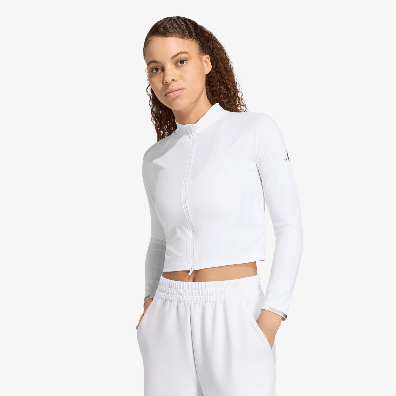 Tričko adidas Ls Pro White XS