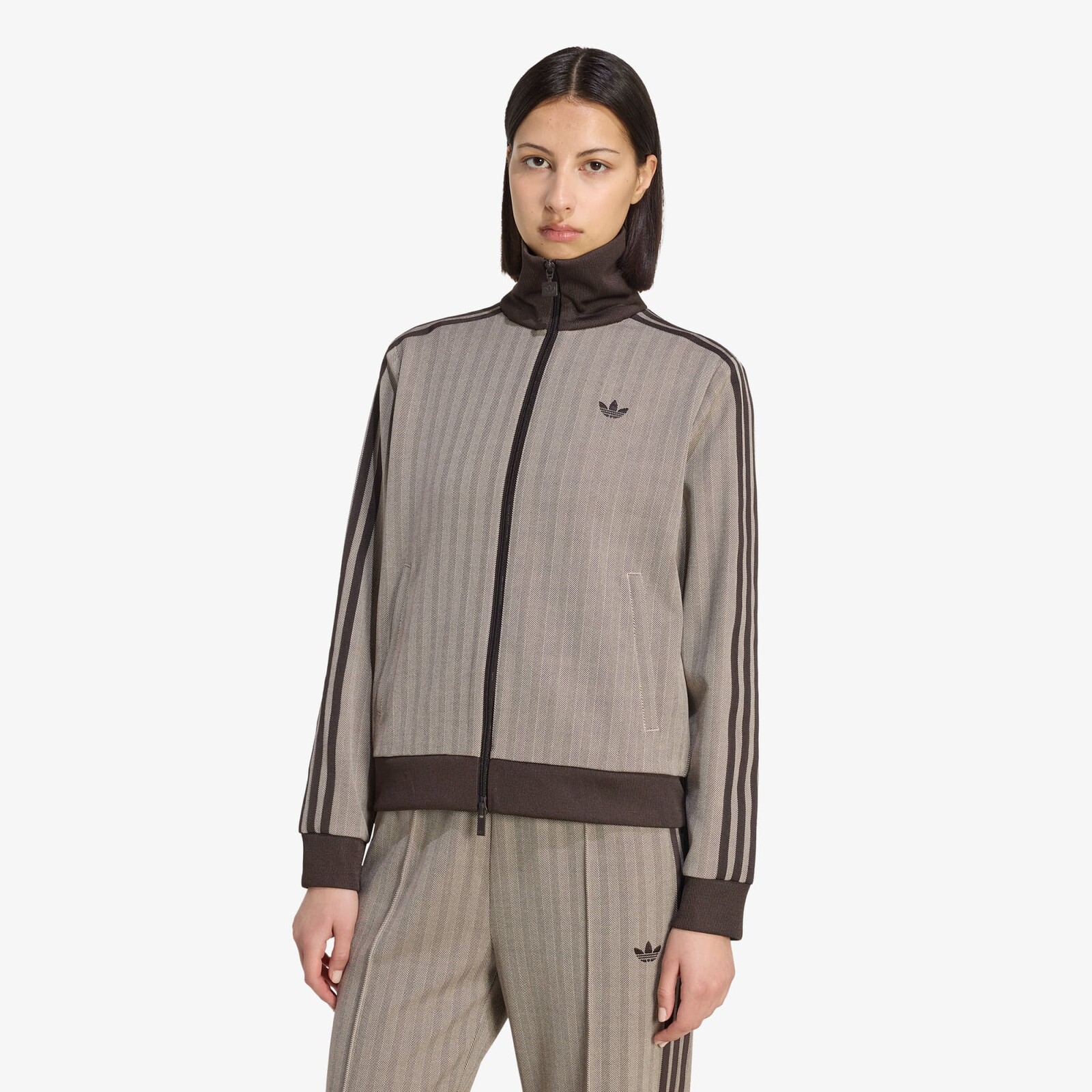 Mikina adidas Classic Tt Light Brown S