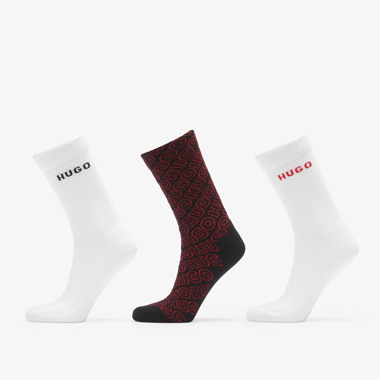 Ponožky Hugo Boss 3-Pack Qs Logo Aop Cc Multicolor 39-42