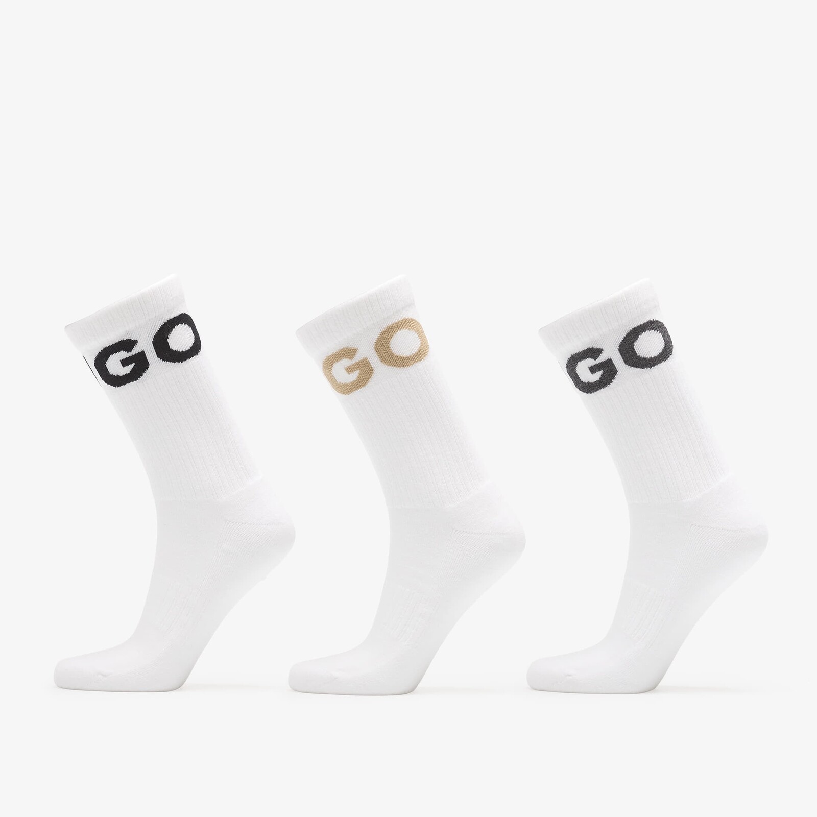 Ponožky Hugo Boss 3-Pack Qs Iconic Cc White 43-46