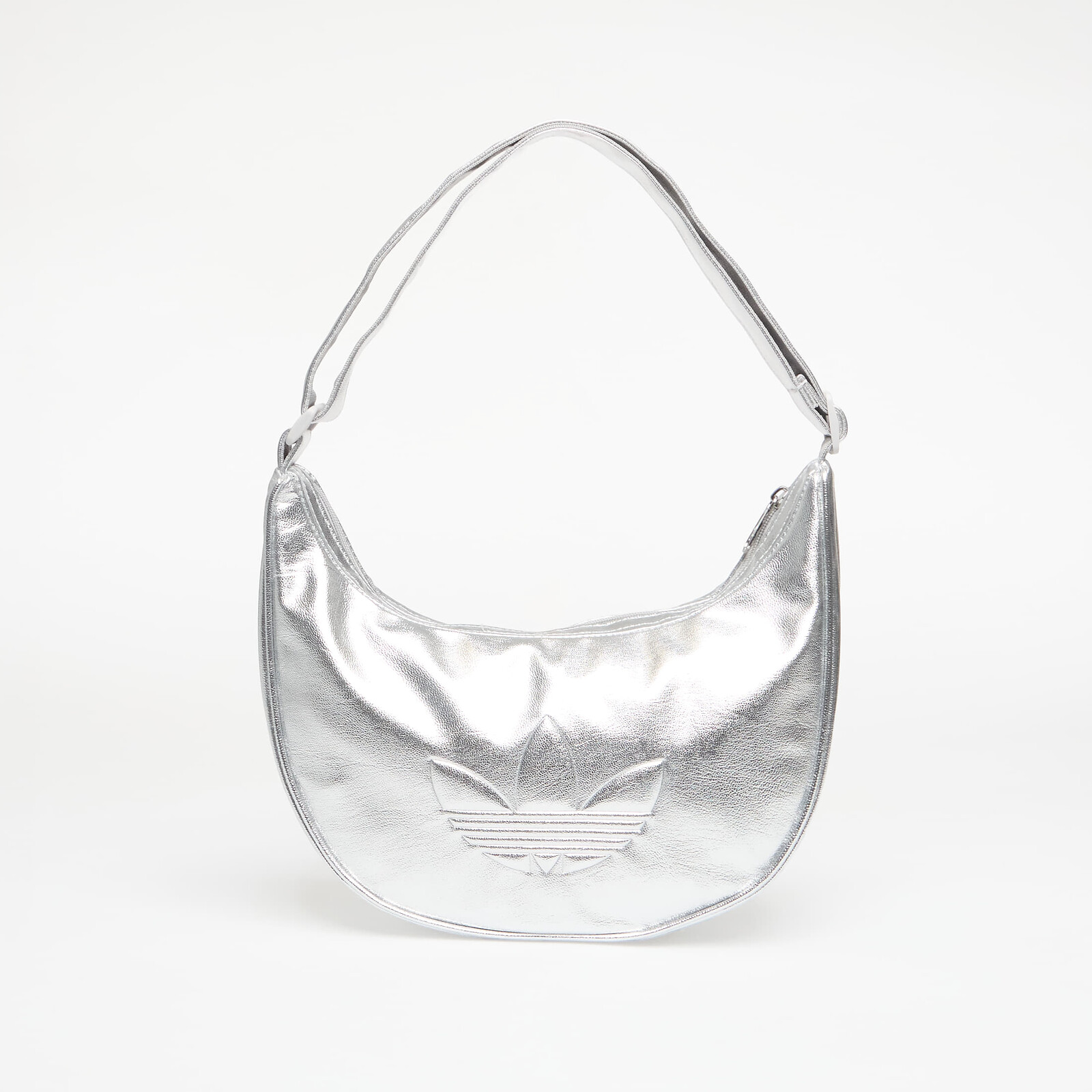 Taška adidas Adicolor Half Crescent Bag Metallic Pu Silver Met. Universal