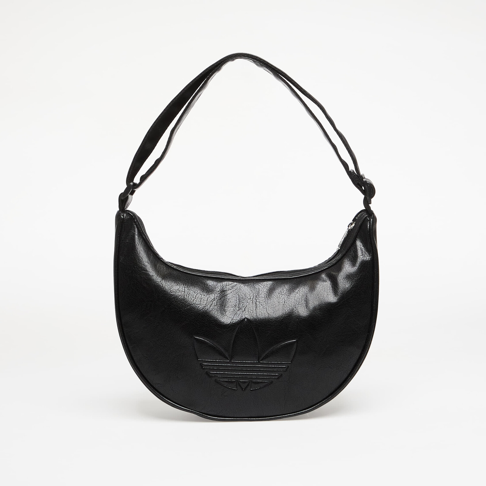 Taška adidas Adicolor Half Crescent Bag Metallic Pu Black Universal