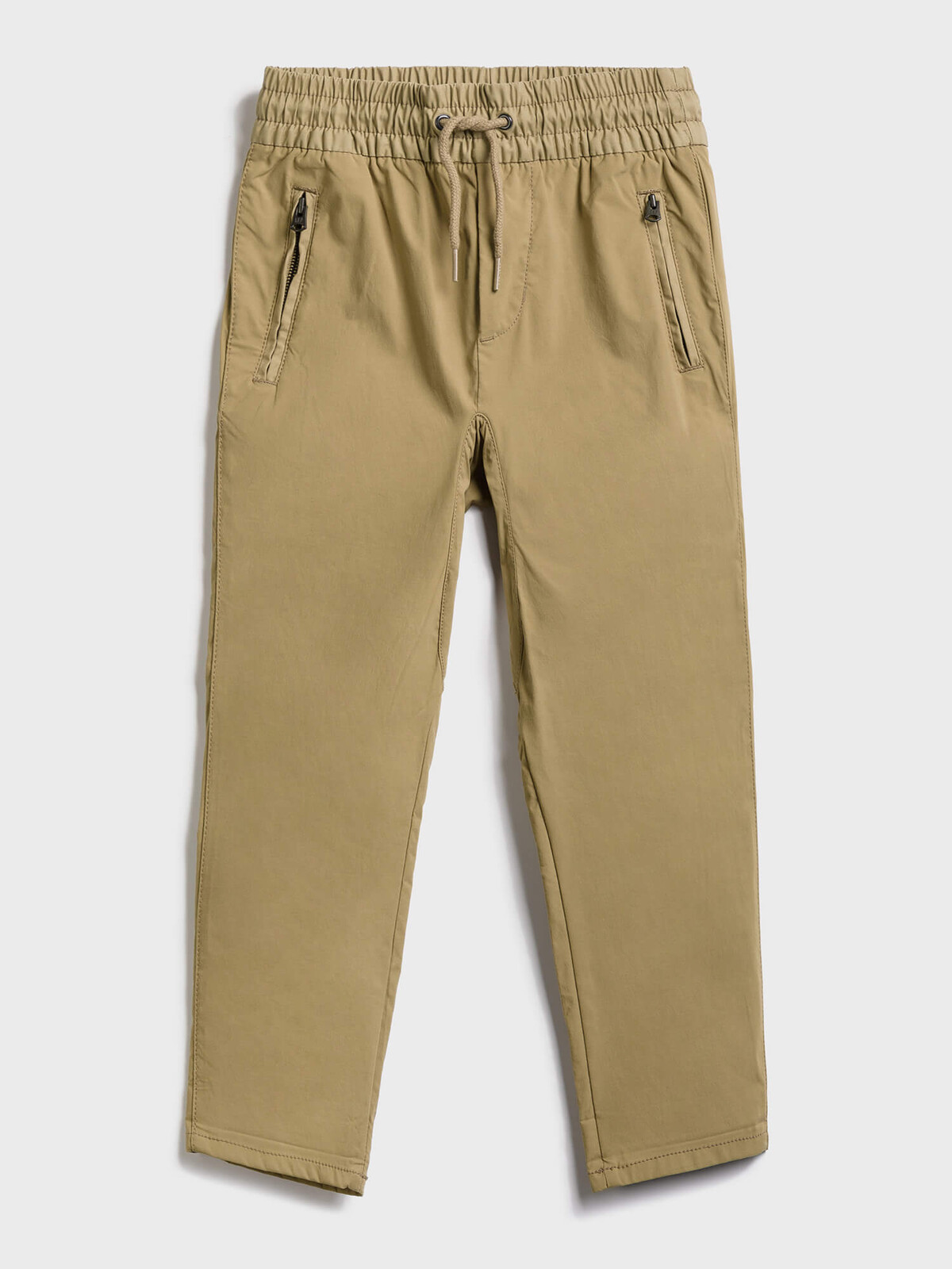 GAP Detské nohavice hybrid pull-on pants with quickdry Béžová