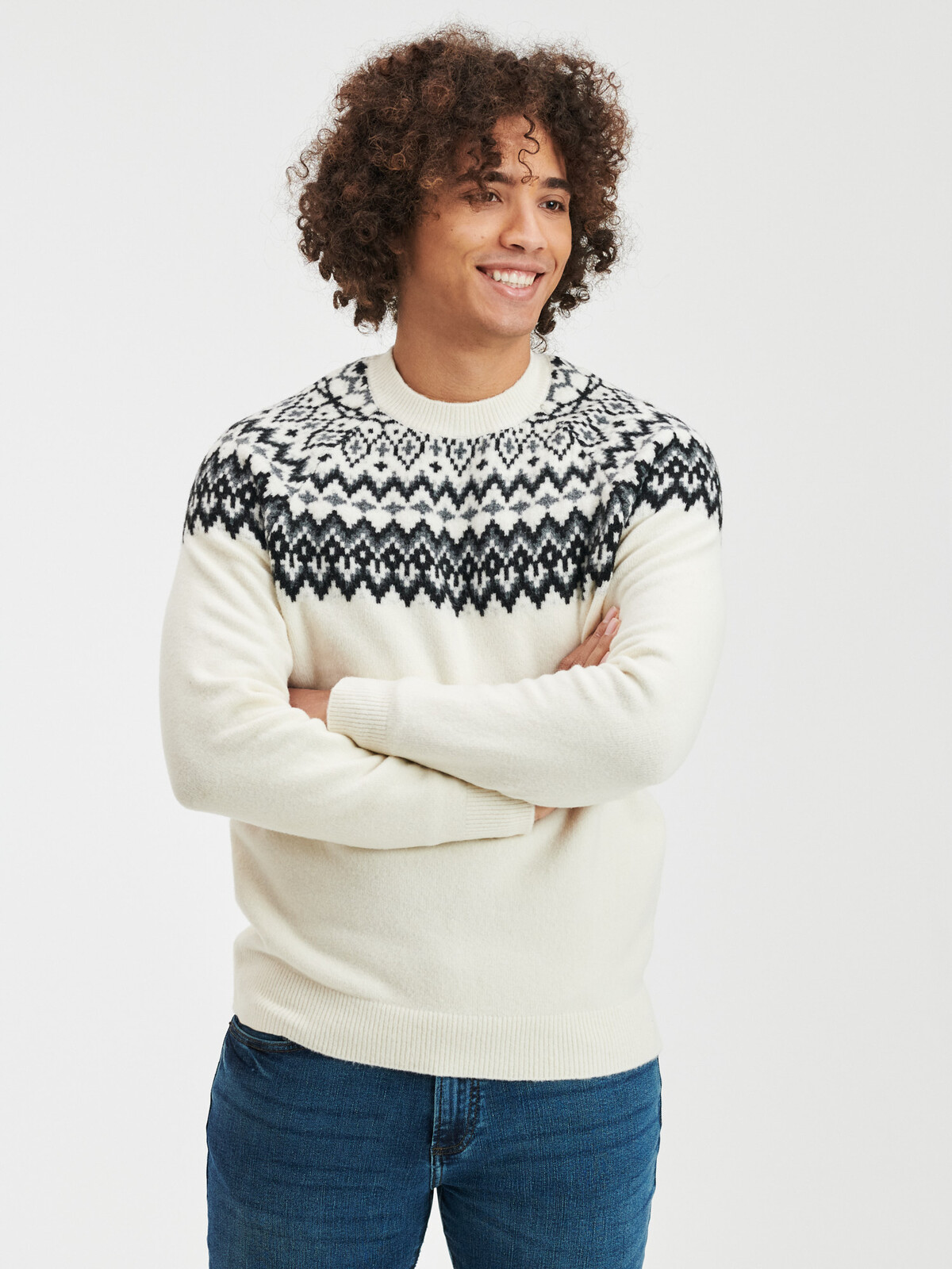 GAP Knitted sweater with pattern - Men