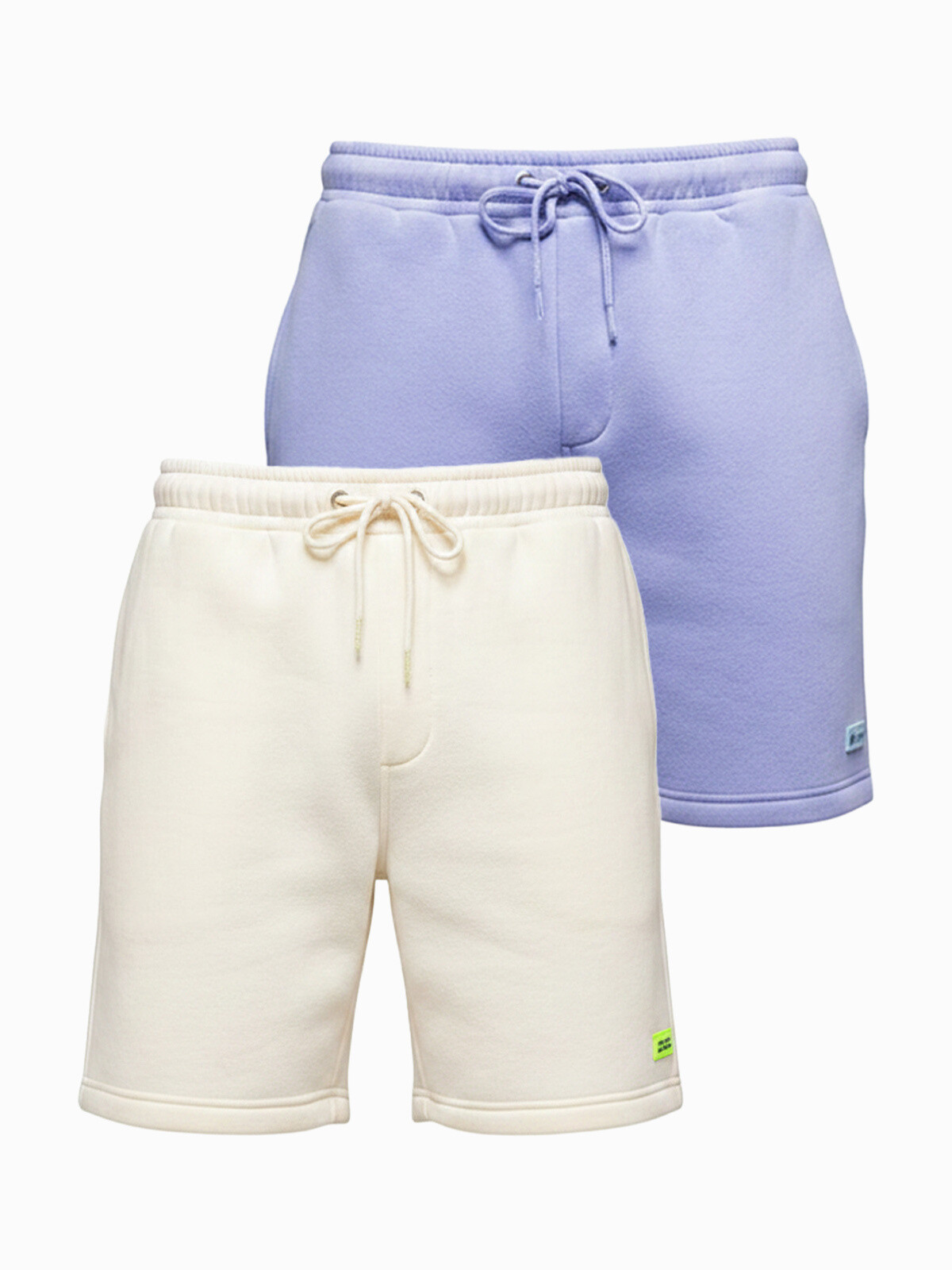 Ombre Set of two UNISEX shorts with elastic waistband