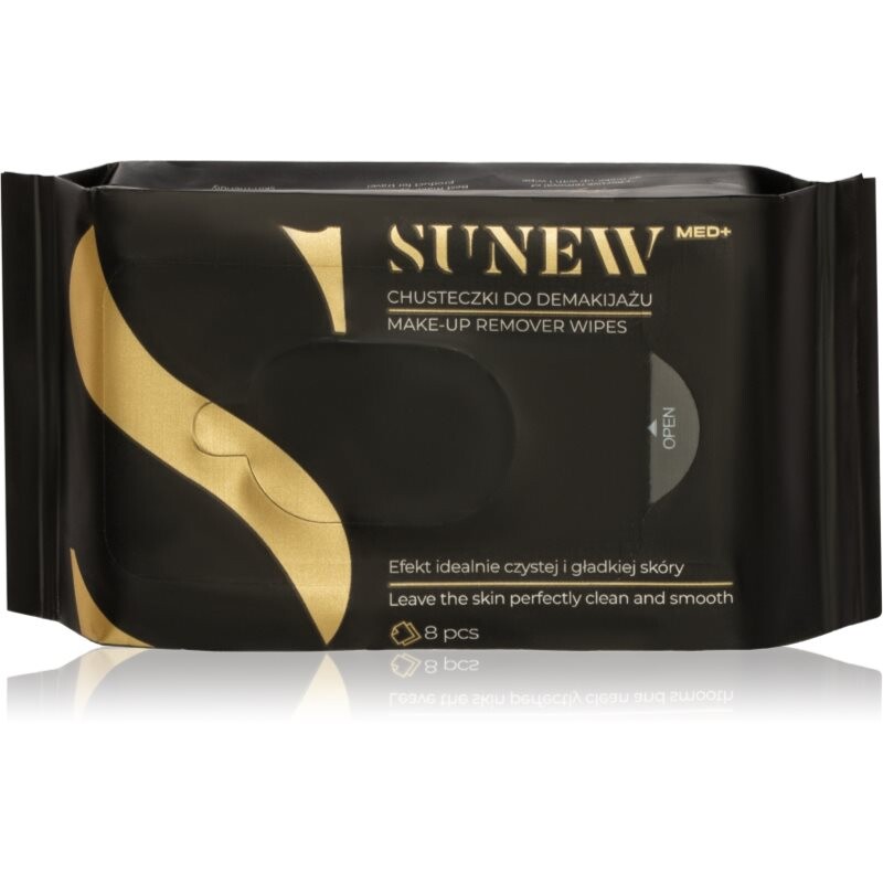 SUNEWMED+ Face and Eye Makeup Remover Wipes odličovacie obrúsky na make-up na tvár a oči 8 ks