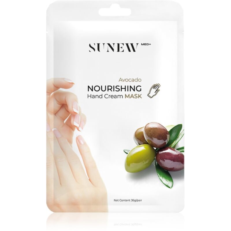 SUNEWMED+ Moisturising Hand Mask with Jojoba Oil and Olive Oil hydratačná maska na ruky s olivovým olejom 1 pár