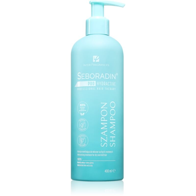 Seboradin PRO HYDRACTIVE Intensive Hydration hydratačný šampón pre suché vlasy 400 ml