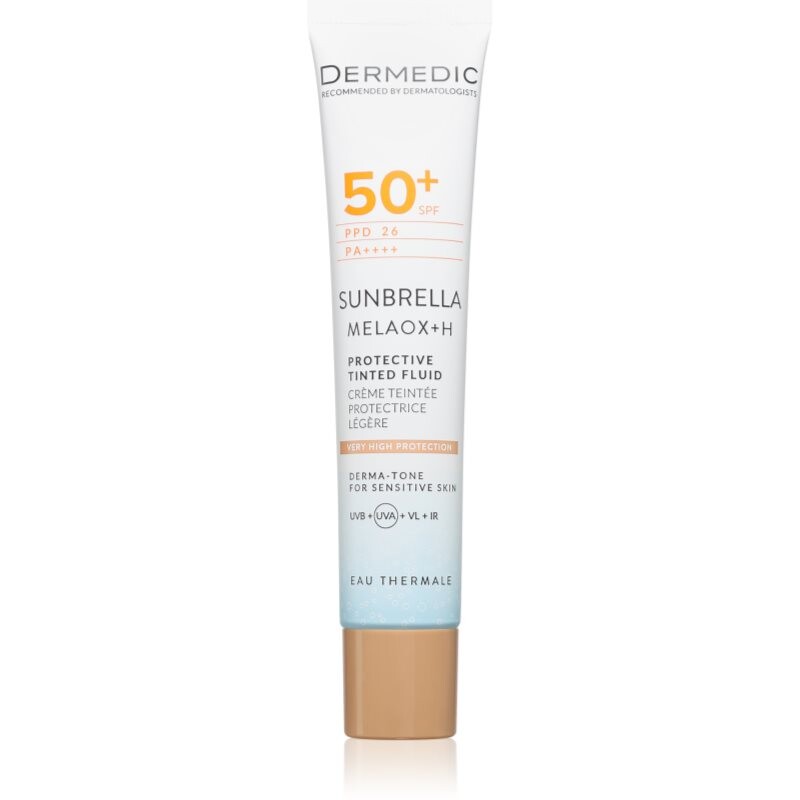 Dermedic Sunbrella Protective Tinted Fluid ochranný tónovací krém na tvár SPF 50+ 40 ml