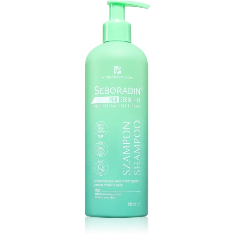Seboradin PRO SEBOCLEAR Shampoo šampón pre mastné vlasy 400 ml