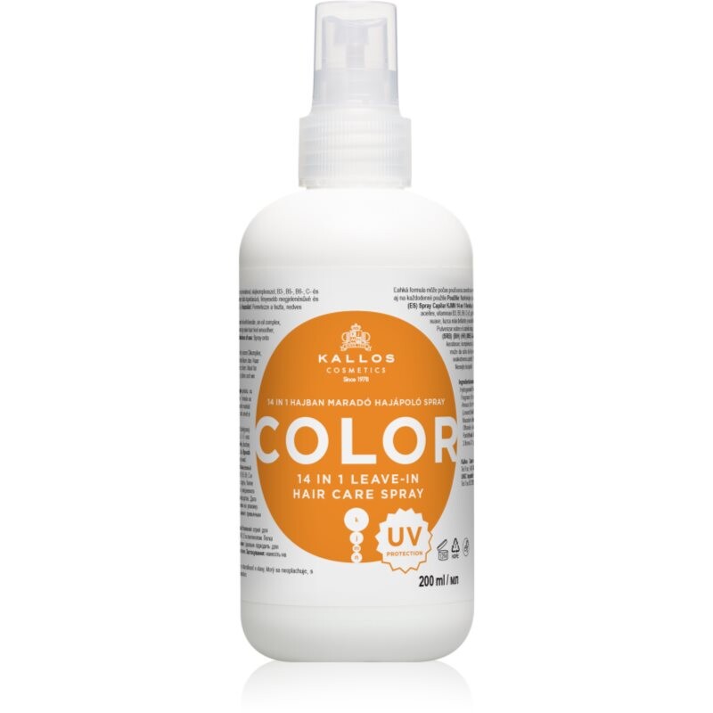 Kallos KJMN Color bezoplachový sprej s UV faktorom 200 ml