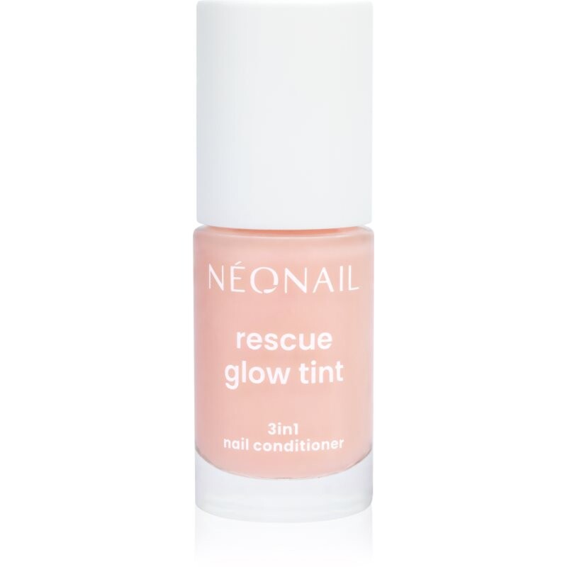 NEONAIL Rescue Glow Tint 3in1 Nail Conditioner ošetrujúci lak na nechty odtieň Peachy Peach 7.2 ml