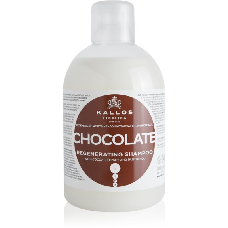 Kallos KJMN Professional Chocolate regeneračný šampón 1000 ml