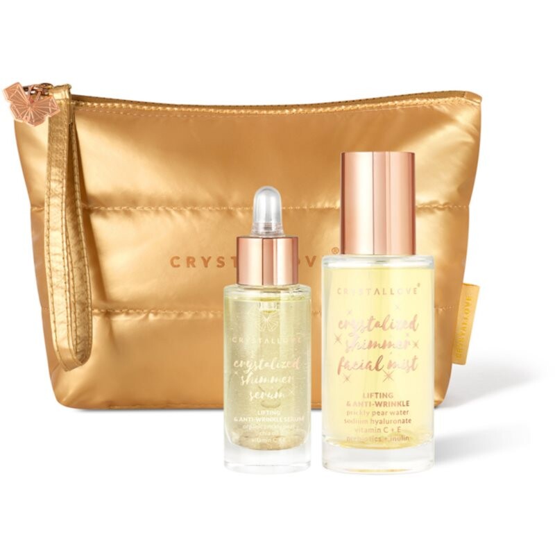 Crystallove Clear Quartz Skincare Duo sada na starostlivosť o pleť